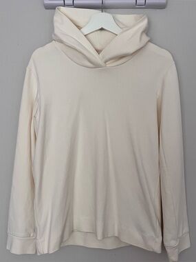 Simons Cream Pullover Hoodie 100% Cotton